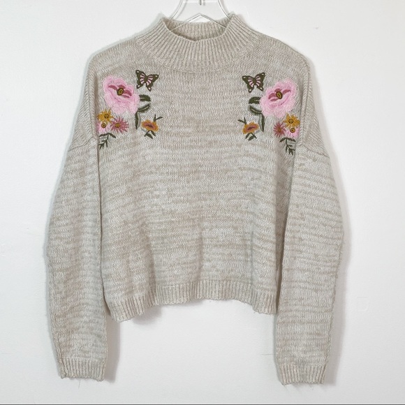 Cloud Chaser Sweaters - Cloud Chaser Winter Rose Mick Neck